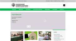 Desktop Screenshot of fen.uahurtado.cl
