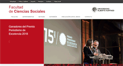 Desktop Screenshot of csociales.uahurtado.cl