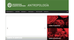 Desktop Screenshot of antropologia.uahurtado.cl