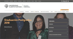 Desktop Screenshot of filosofiahumanidades.uahurtado.cl