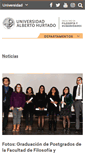 Mobile Screenshot of filosofiahumanidades.uahurtado.cl